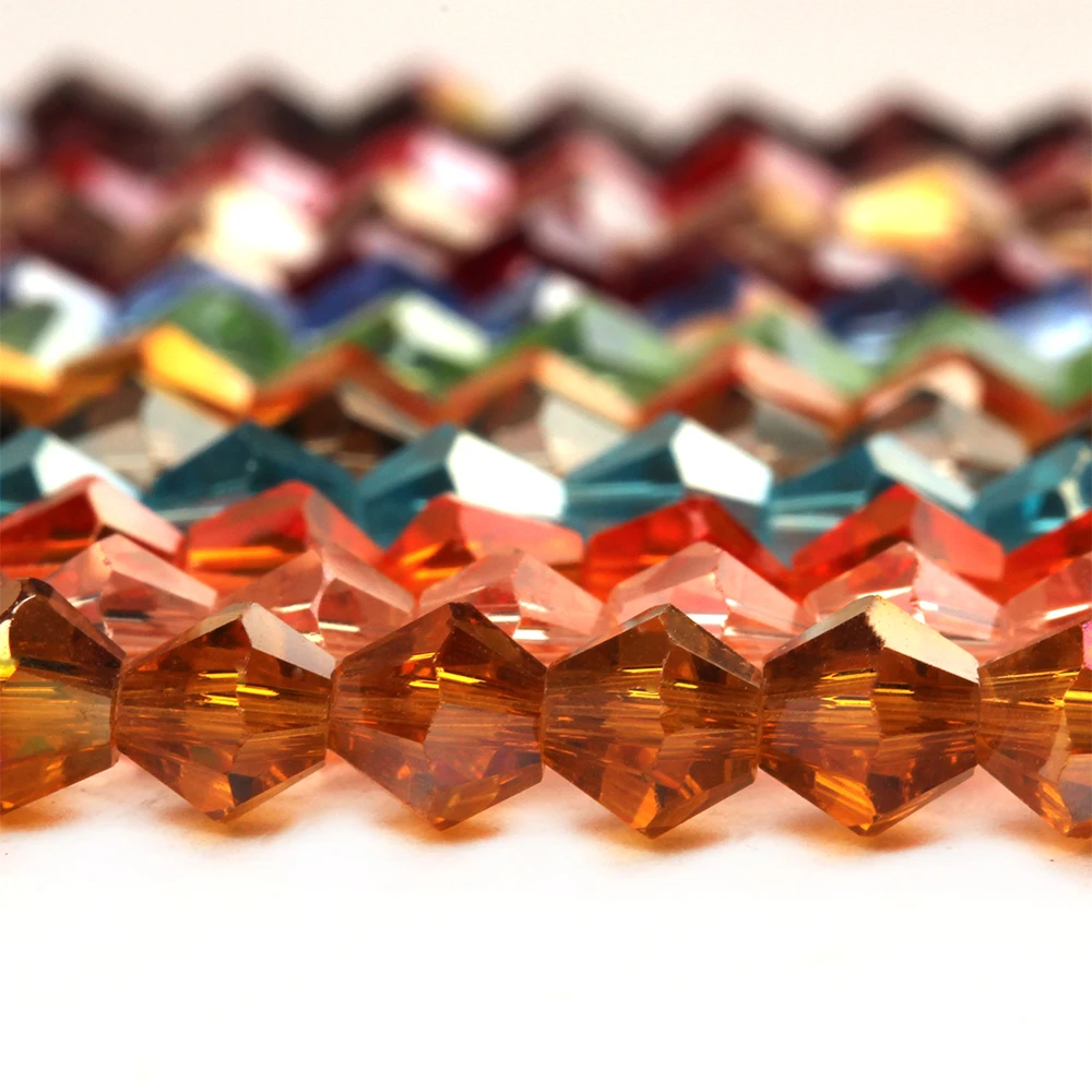 4 мм австрийский AB Кристалл бусины ювелирные подвески стеклянные DIY браслет