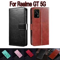 flip case for realme gt 5g rmx2202 cover phone protective shell funda for realmegt case wallet stand leather book hoesje capa