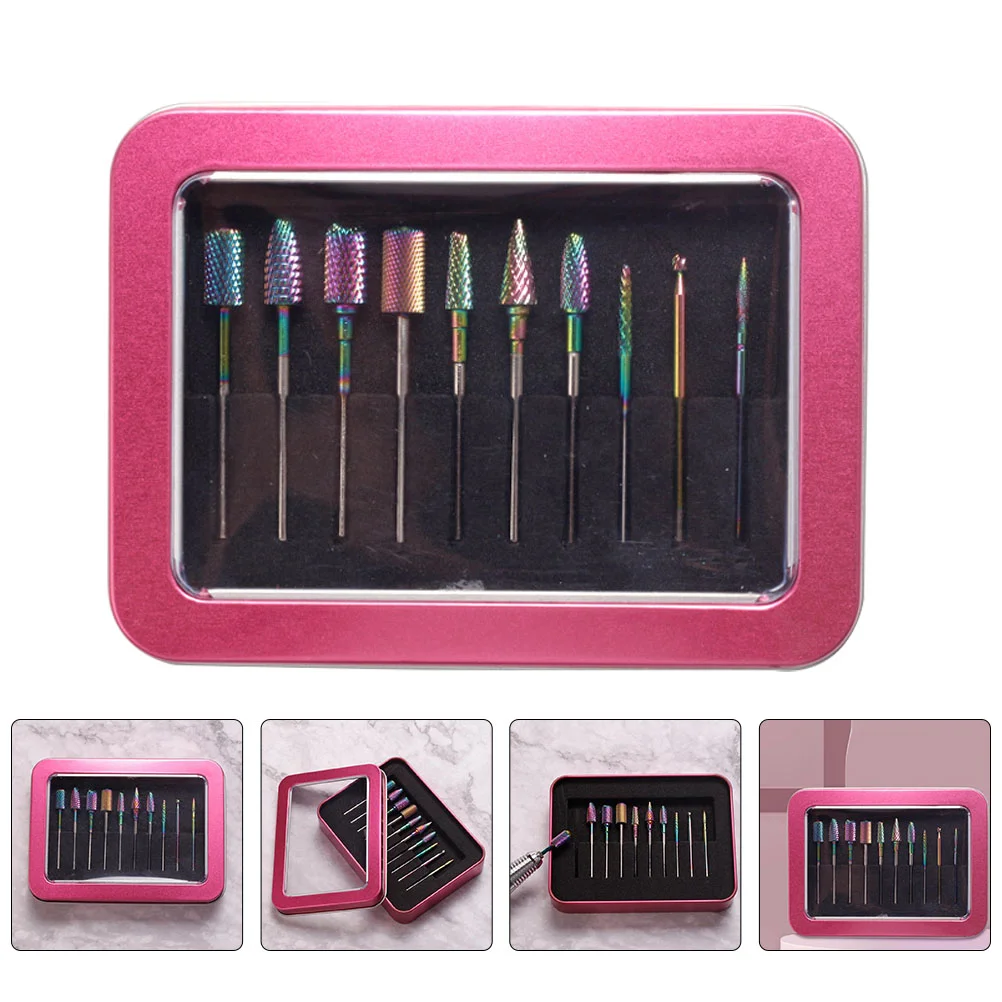 

1 комплект Женский ноготь художественный шлифовальный станок Прочный инструмент для полировки ногтей Шлифовальная головка набор инструме...