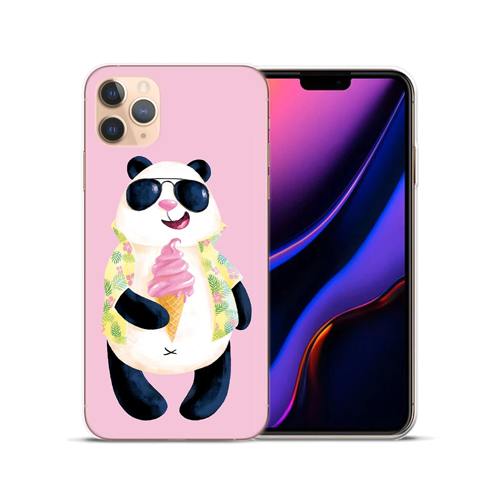 cartoon cute cat duck rabbit animals soft tpu silicone case cover for iphone 11 12 mini pro max 6 6s 7 8 plus xs max x xr se 5s free global shipping