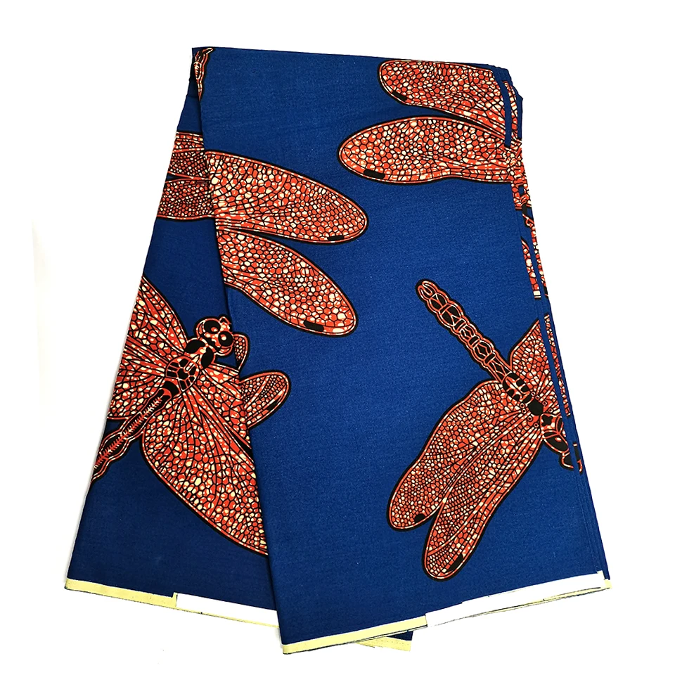 

Latest African Fabric Ankara Wax Textile/Kitenge/Pagnes for African dress 100% Cotton 6 yards HSH-19