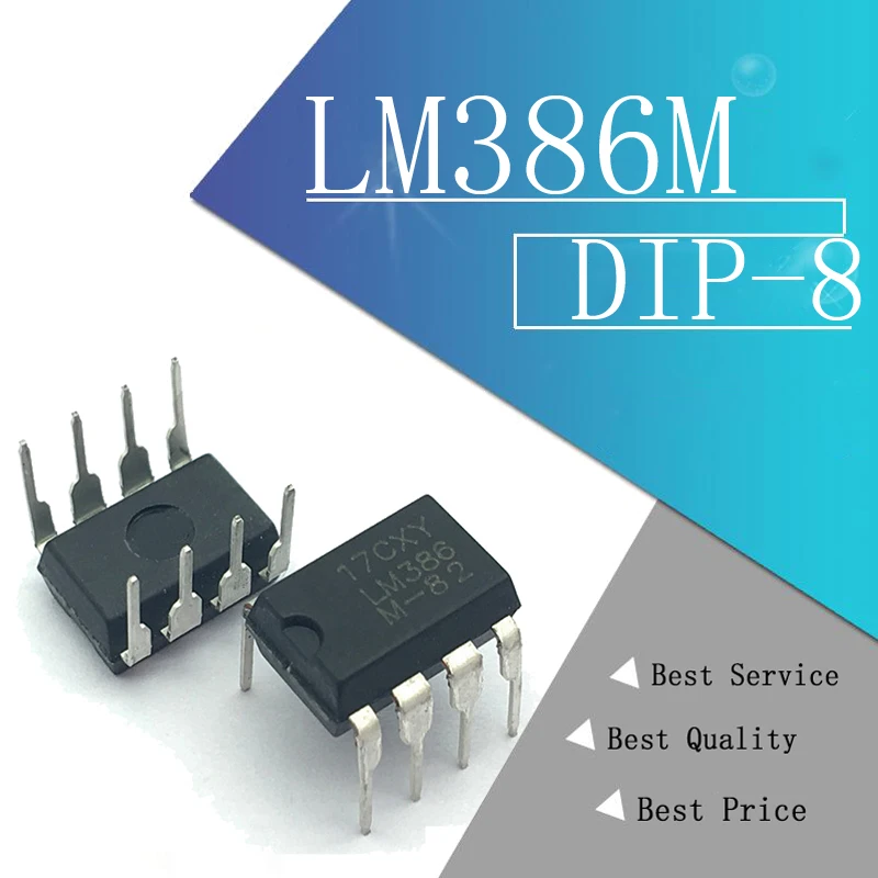 10 шт./лот LM386 LM386N 1 LM386M DIP 8 Op amp Аудио усилитель чип|Интегральные схемы| |