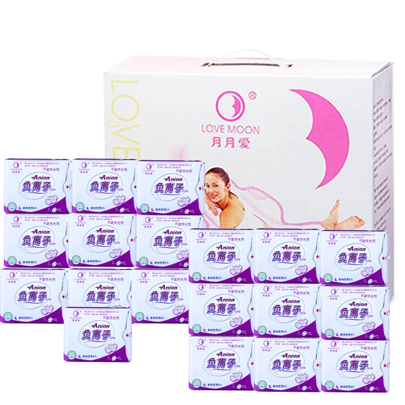 

19Pack Anion Sanitary Pads Napkins For Women Use In Period Health Daily Use Menstrual Pads Panty Liner Feminine hygiene Product