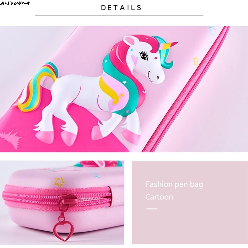 Пеналы с единорогом из мультфильма милый астронавт робот футляр для ручек