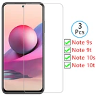 Защитный чехол для xiaomi redmi note 9s, 10s, 9t, 10t, 5g, закаленное стекло