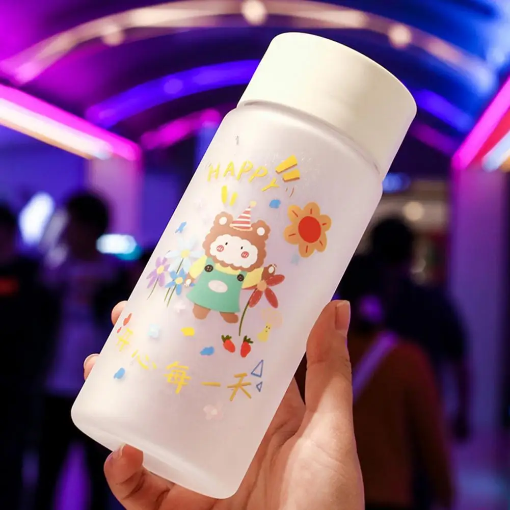 

500ml Water Bottle Large Capacity Plastic Fall Resistant Kids Water Drink Cup Water Cup for Travel