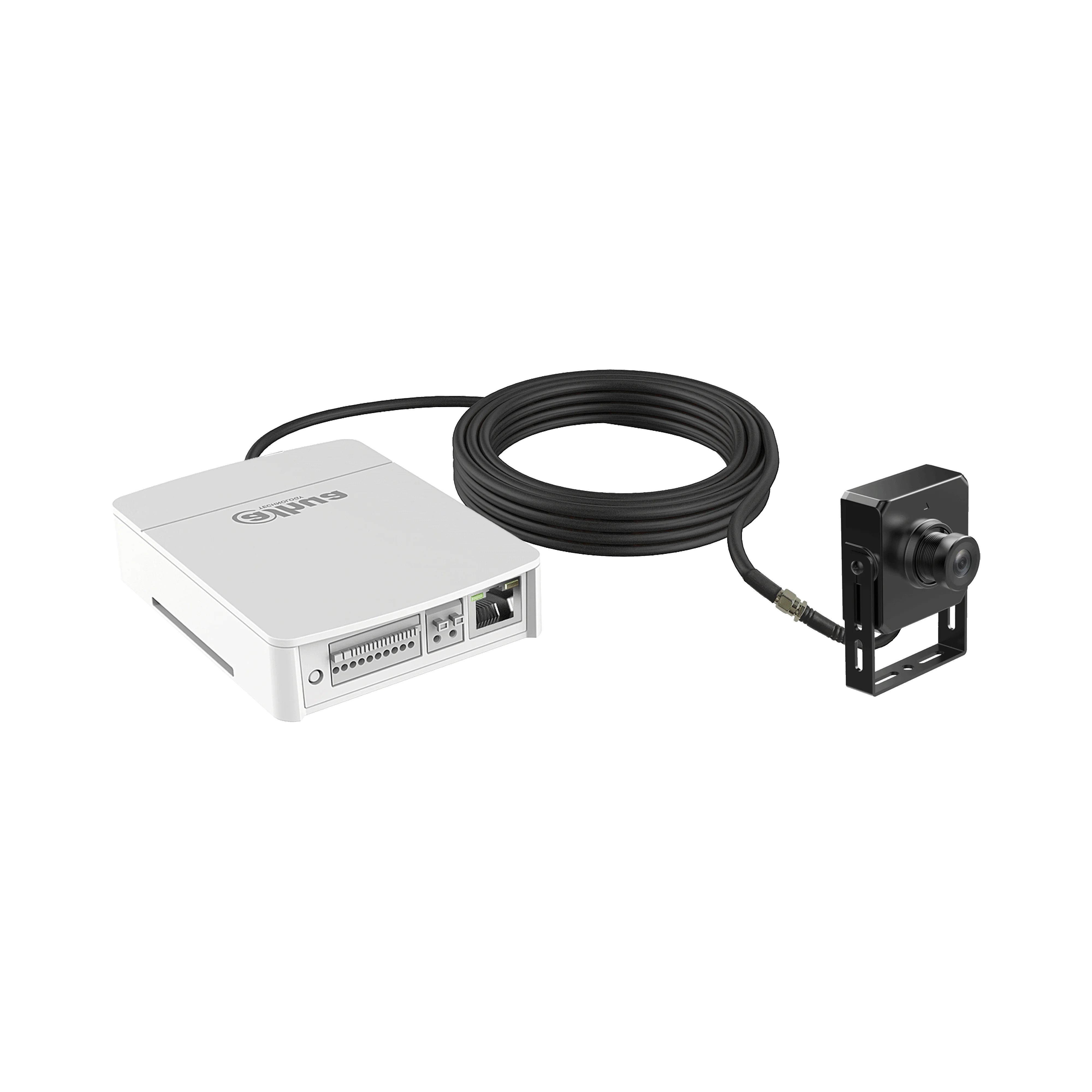 

DAHUA IP Camera IPC-HUM8241-E1-L5 2MP Covert Phinhole WizMind Netwok Camera-KIT Starlight Intelligent Alarm 12V DC/PoE