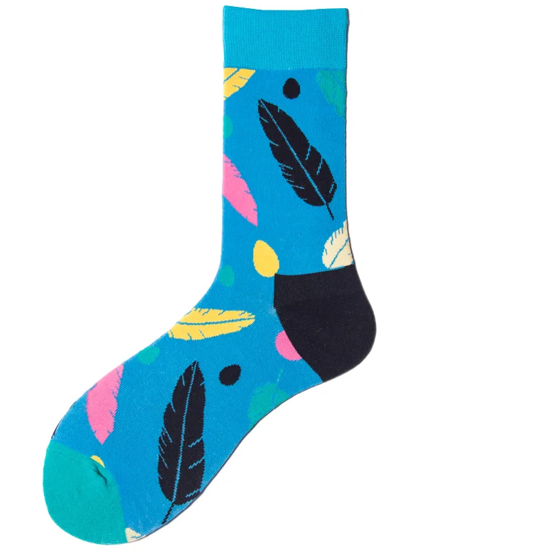 Забавные хлопковые пасхальные мужские носки Модные осенние длинные Веселые