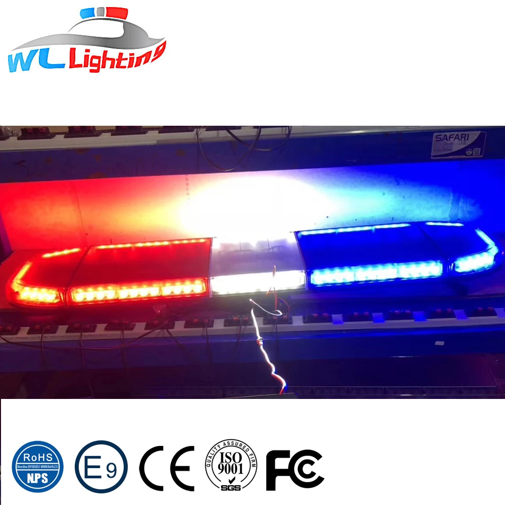 

police led roof light bar e mark ECE R10 Led used police emergency ambulance roof top light bar
