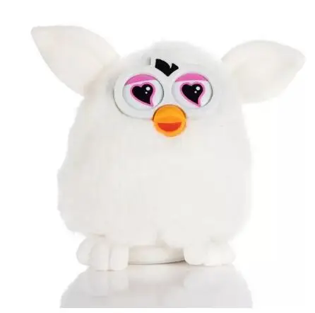 Белый Новое поступление электронные интерактивные игрушки Phoebe Firbi Домашние животные Fuby Сова Эльфы Плюшевые записывающие говорящие умные игрушки подарки пушистый бум - Цвет: Белый