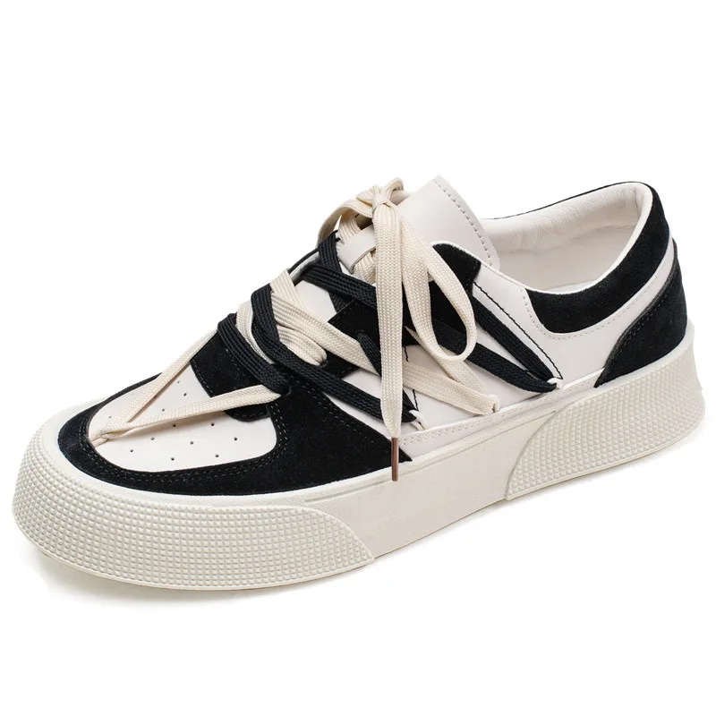 

New Fashion Handsome Men's Vulcanize Shoes In 2021 Autumn Winter Comfortable Low Heel Lace-up Shallow Casual Shoes for Daily