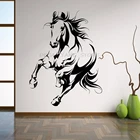 Искусство Красивые стикеры на обои лошади украшения племенные животные плакат Винил Искусство Съемная роспись Современная наклейка Mostang наклейка 1558