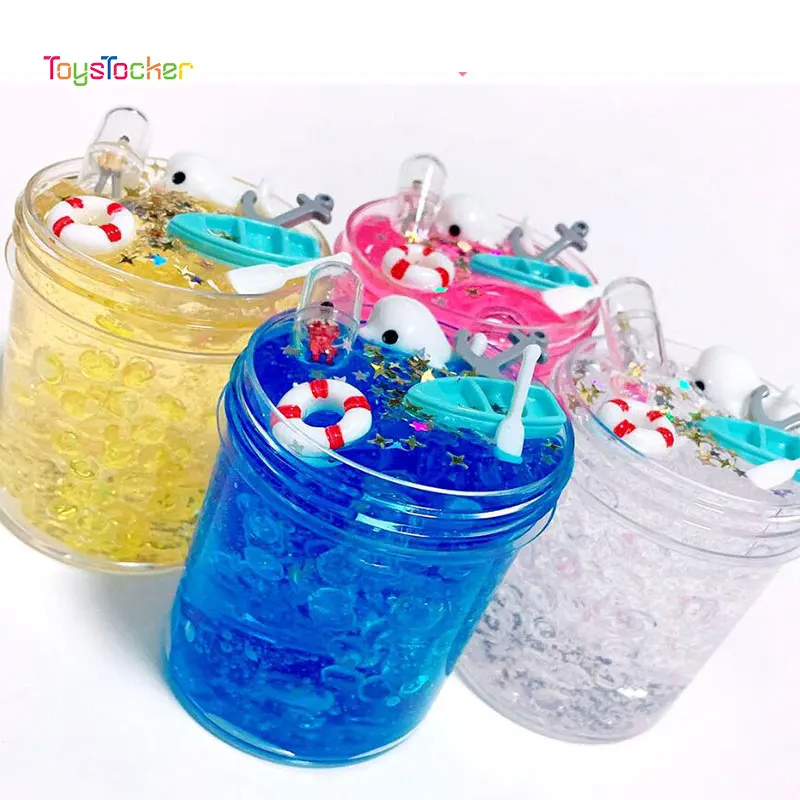 Лидер продаж 4 цвета блестящие пышная пена осадка Пластилин хлопок грязь слайм с