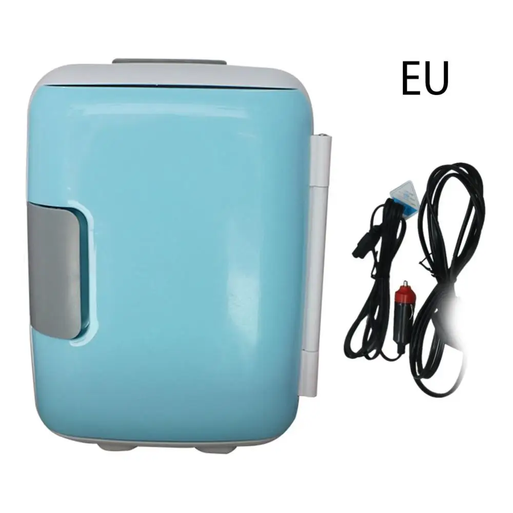 

4L Mini Car Refrigerator Portable Compact Personal Fridge Cools & Heats for Bedroom Office Car Dorm Makeup Skincare Fridge