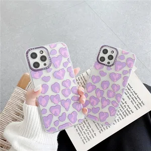 ins pink animal leopard print case iphone 11 pro max 12 pro 6 6s 7 8 plus xs xr xsmax se 2020 shockproof clear soft phone cover free global shipping
