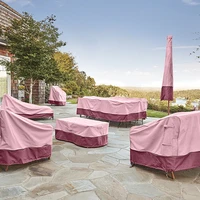 oxford cloth outdoor patio garden furniture covers rain snow chair covers waterproof dust proof indoor sofa table chair cover
