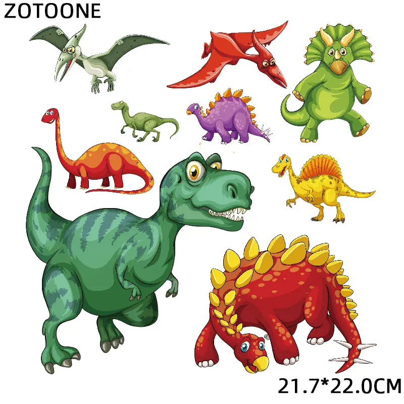 Детские термоклейкие нашивки Jurassic на одежду |