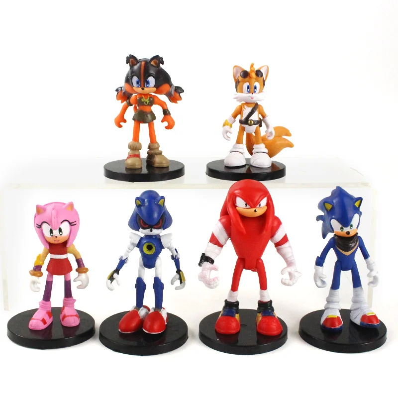 7-9 см 6 шт./компл. фигурки персонажей игрушки куклы для детей модели животных из