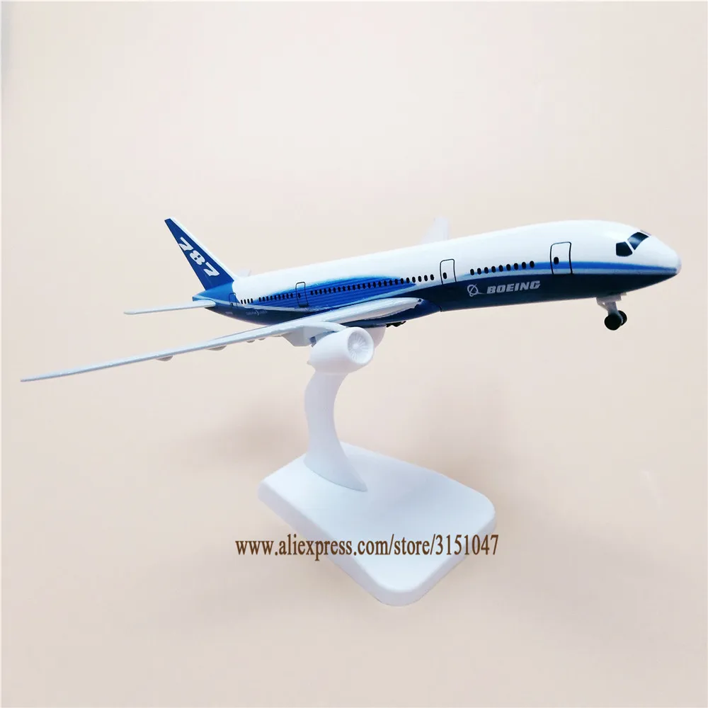 Модель самолета 20 см литая под давлением 787 B787 w колеса подарок |