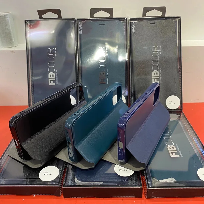 Кожаный чехол-книжка X-Level для iPhone 13 14 Pro Max mini ультратонкий Ультратонкий - купить по