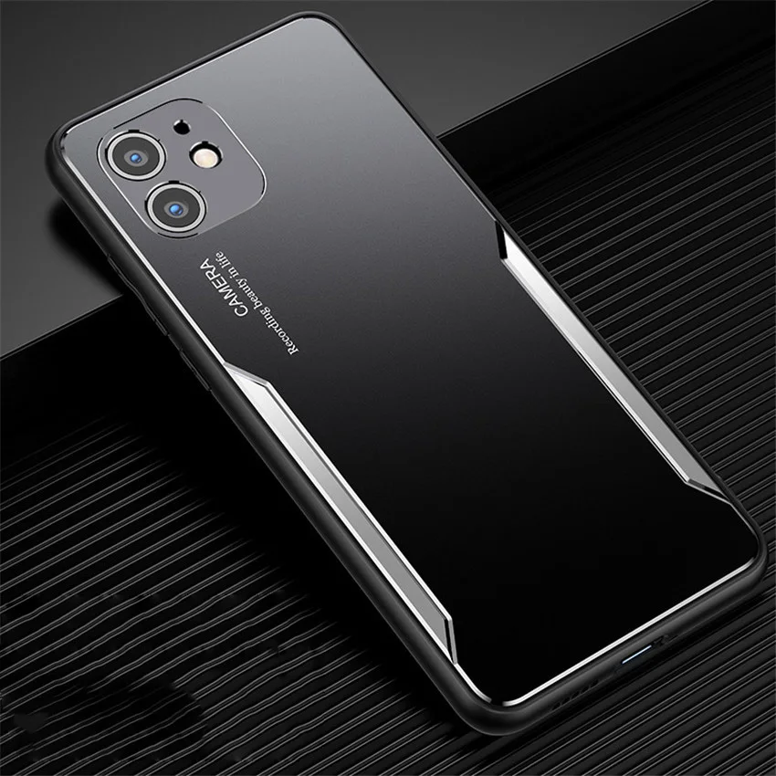 Для Iphone 11 Pro Max чехол жесткий металлический алюминиевый силиконовый защитный