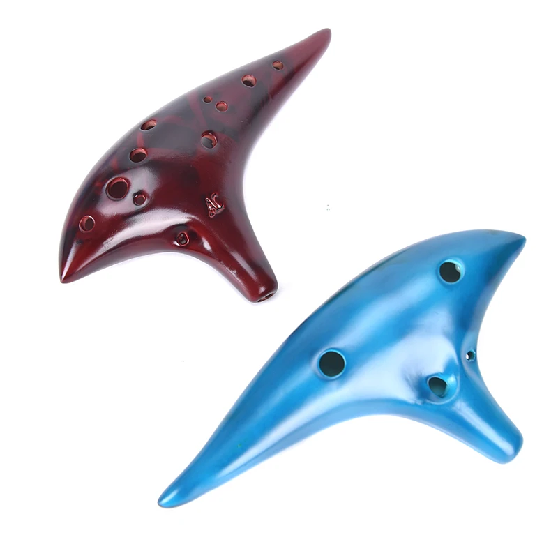 12 отверстий керамический окарина флейта альт C Копченый ожога подводная лодка