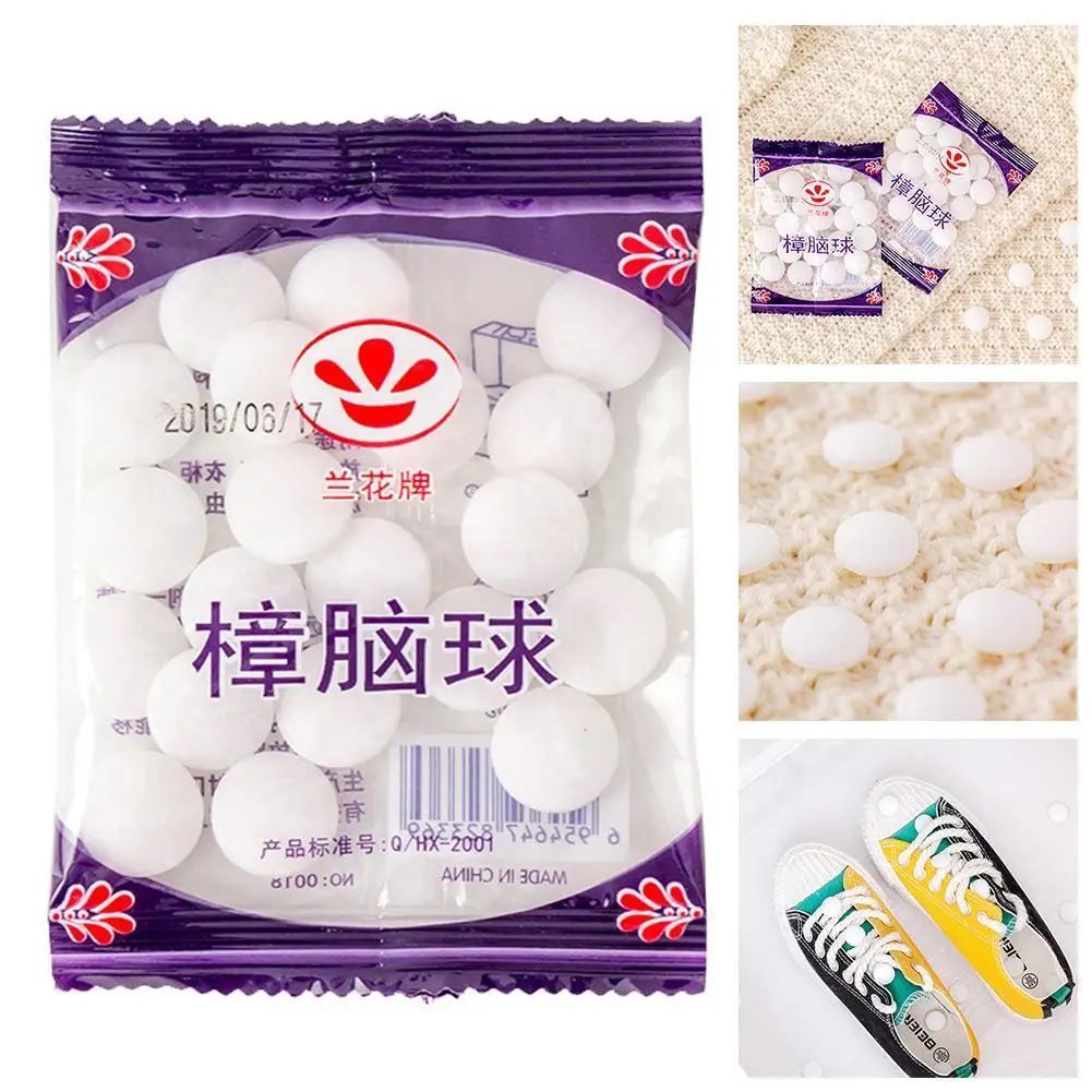

20 Pcs/bag Household Mothballs Mildew Moth And Insect Prevention Pills Bedroom Camphor Wood Block Camphor Ball Sanitary Ball