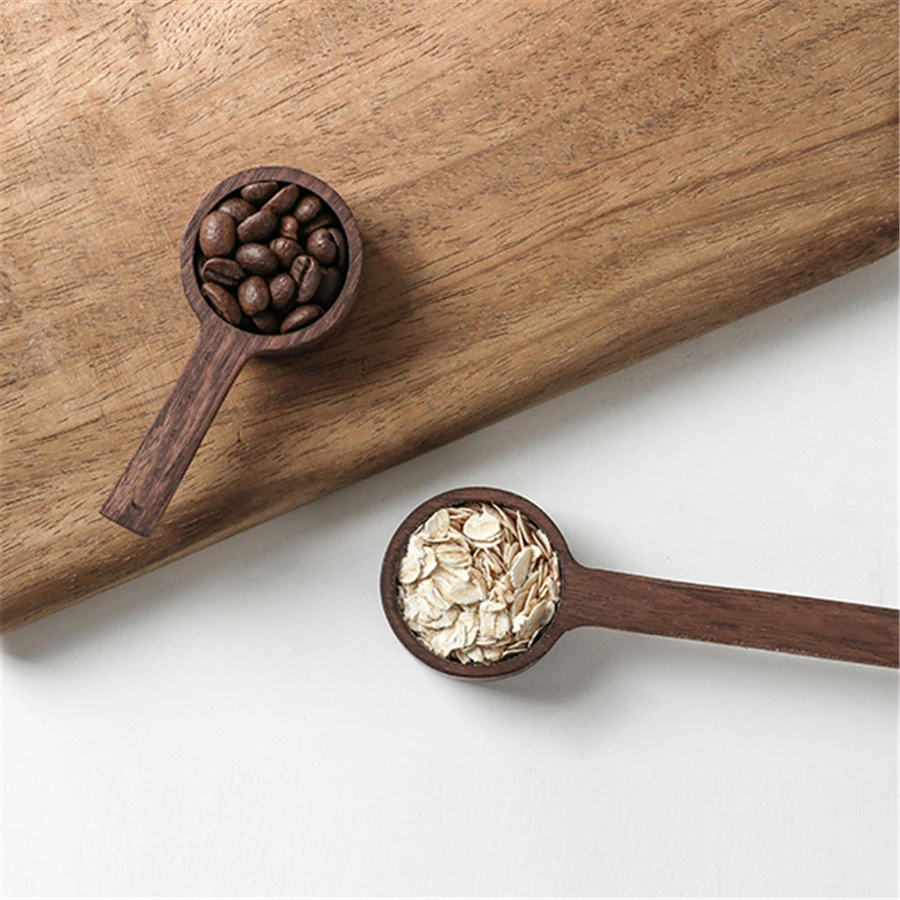 1 шт. кофейные зерна из ореховой древесины ложки ложка для кофе чая маленькая