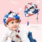 Детский защитный шлем Защита головы головной убор для младенцев малышей мягкая защитная шапка против столкновений Детская шапка для обучения ходьбе