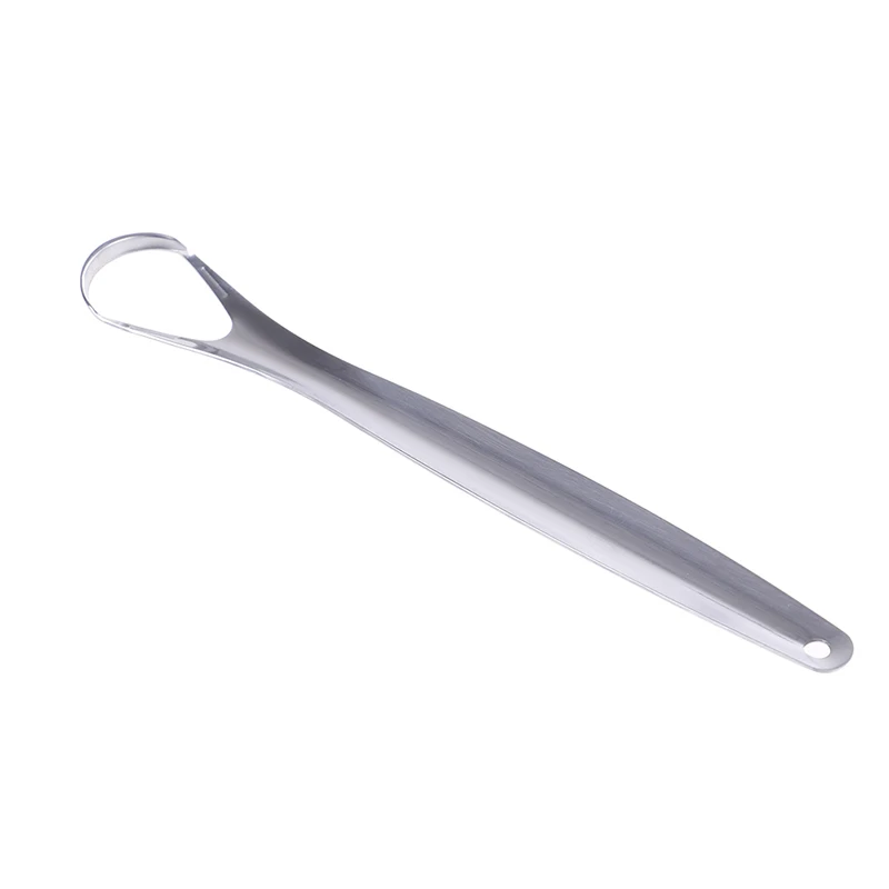 

1PC Keep Fresh Breath Tongue Scraper Stainless Steel Tongue Scraper Tongue Brush Cleaner For Oral Care Oral Hygiene
