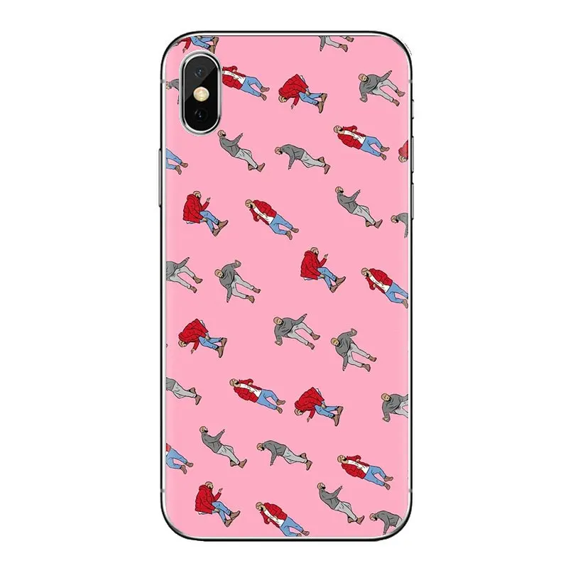 For Samsung Galaxy S3 S4 S5 Mini S6 S7 Edge S8 S9 S10 Plus Note 3 4 5 8 9 Soft Transparent Case Cute Fashion Drake Hotline Bling |