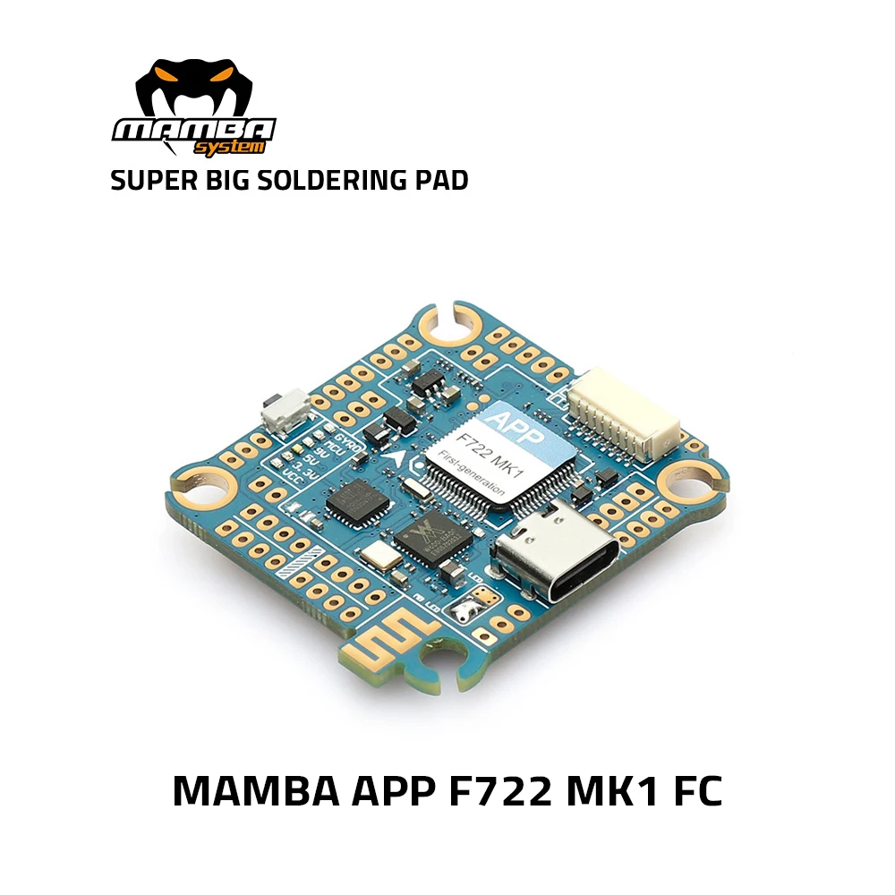 Diatone Mamba F722APP controlador de vuelo WIFI integrado OSD y 5V 9V/ 2A 3A BEC Sensor de corriente Blackbox 16M 30,5mm/M3 Quad-0