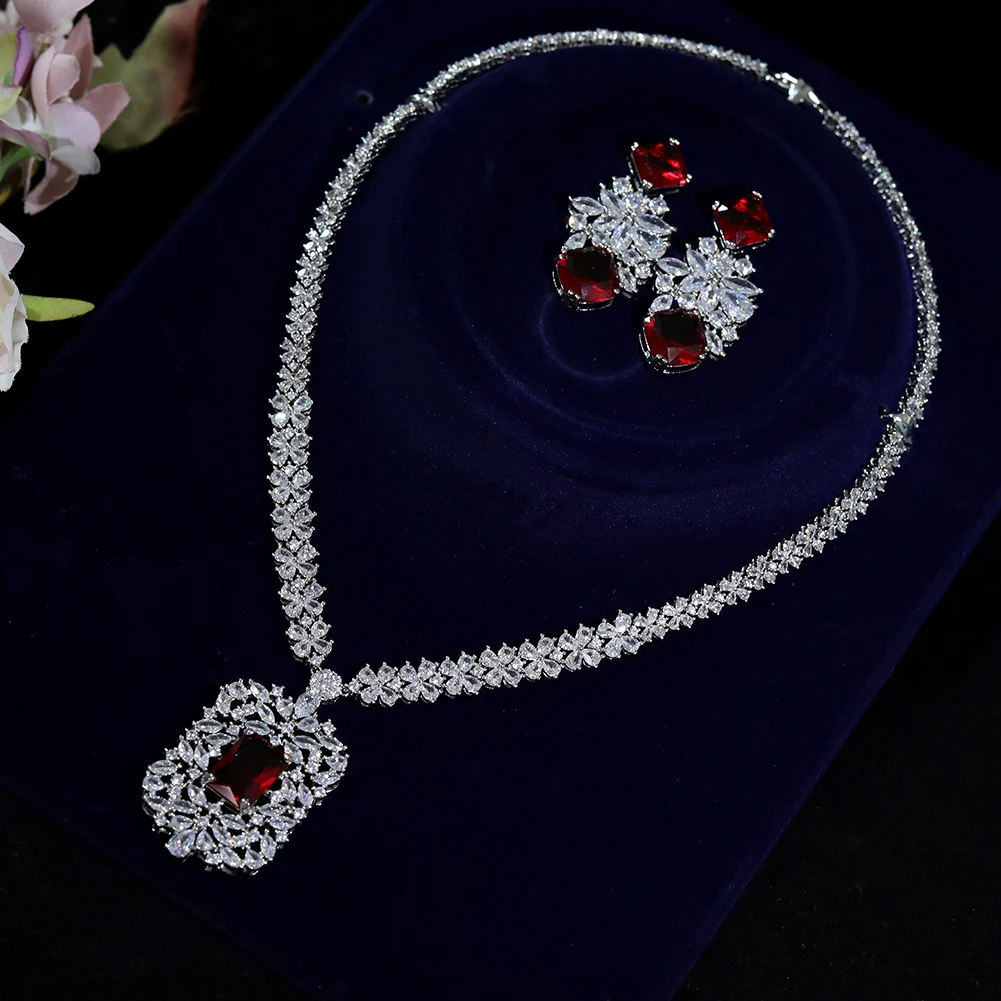 Модное свадебное квадратное ожерелье с кулоном asnor аксессуары для свадебного