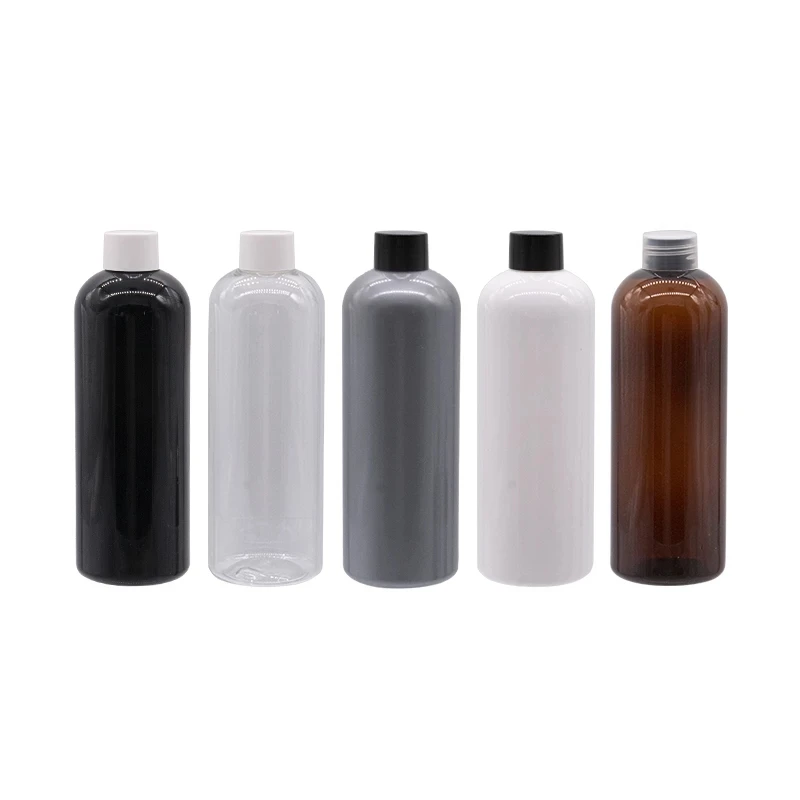 24pcs 300ml Brown/Black Screw Cover Refillable Portable Perfume Bottle &Traveler Empty Liquid Parfum Bottle Black for Cosmetic