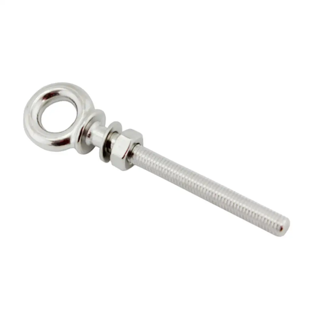 

60mm Long Shank Collared Eye - Marine 316 Grade Stainless Steel