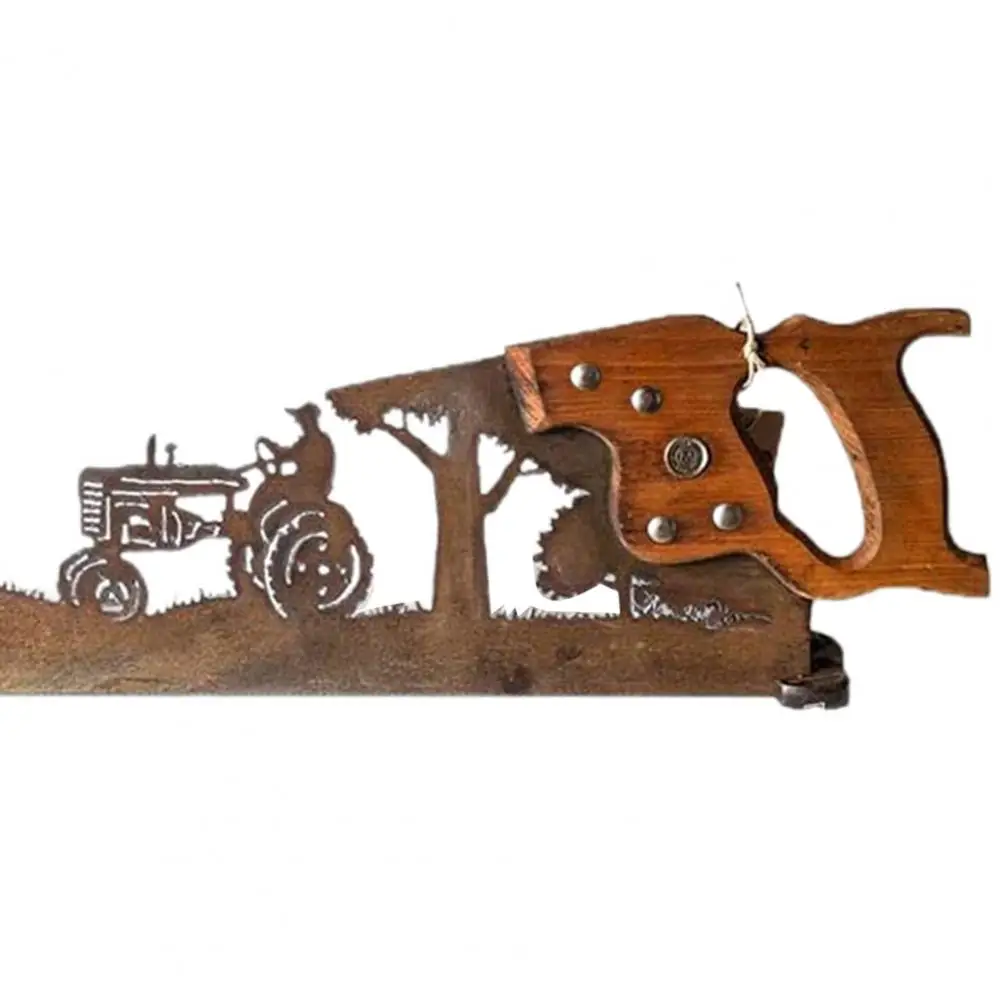 

Saw Wall Decoration Delicate Durable Metal Exquisite Home Garden Saw Ornament for Home Metal Delicate Saw Ornament Gifts