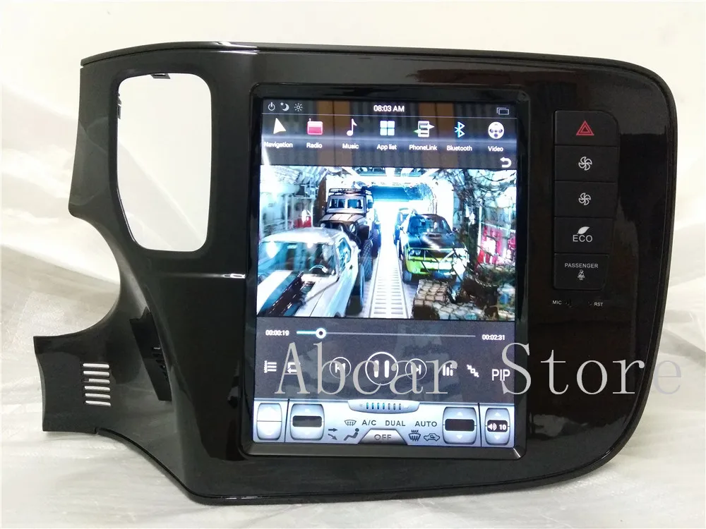 10 4 ''Tesla style Android 9 0 автомобильный dvd плеер GPS навигация для Mitsubishi Outlander Lancer 2014 2017