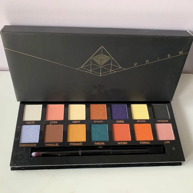 Красивый макияж для глаз мягкая Гламурная коллекция 14 цветов Тени для век Палитра с кистью