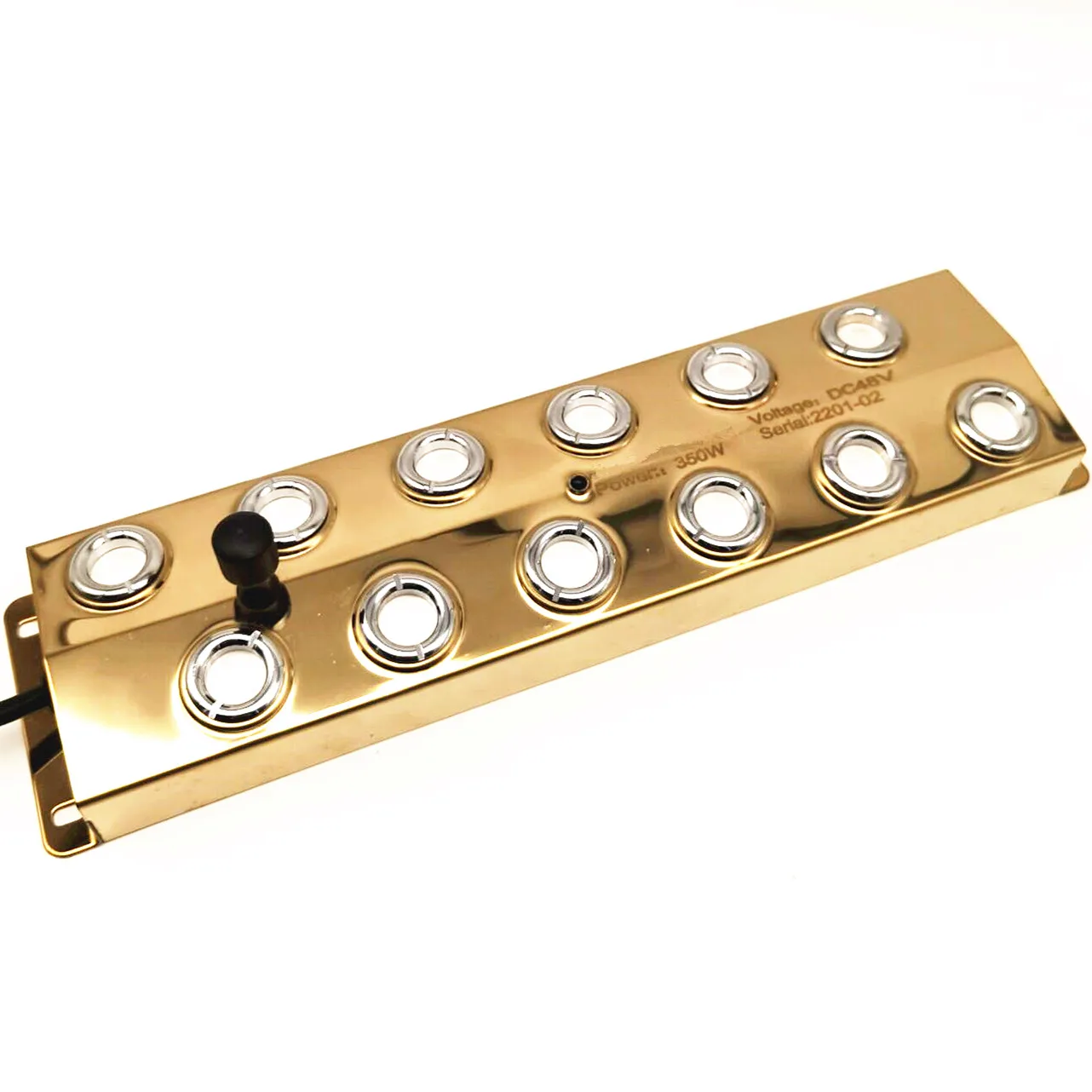 

DC 48V Ultrasonic Fogger Blue/Gold Color 10/12 Head Humidifier Mist Maker Stainless Steel For Greenhouse Hydroponics