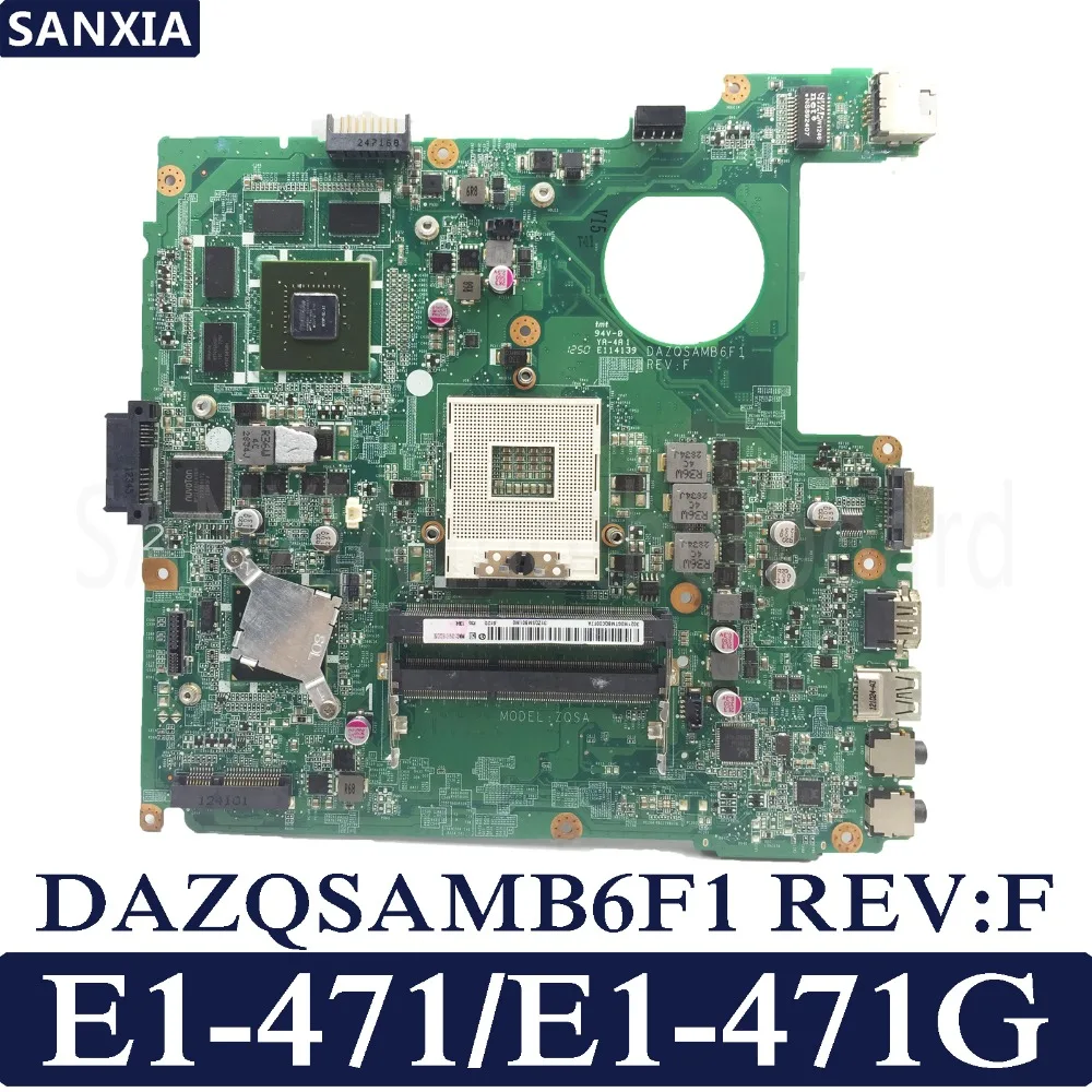 

KEFU DAZQSAMB6F1 Laptop motherboard for Acer E1-471 E1-471G original mainboard HM77 with Video card