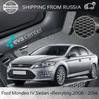 Автоковрики EVA на Форд Мондео IV седан +Рестайлинг 2006-2014 комплект из 4х ковриков и перемычкой тоннеля  эва коврики на авто