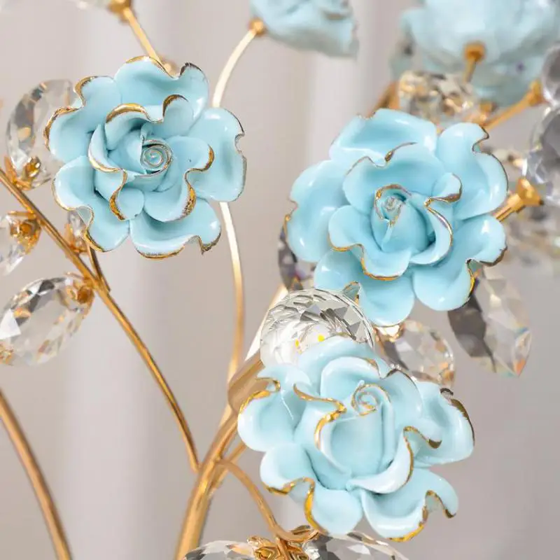 Современные Свадебный Хрустальный Настольный светильник G9 светодиодный