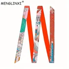 200 см новый бренд длинный женский шарф модный женский ремень Тощий головной платок шарфы женский шелковый шарф галстук сумка ленты