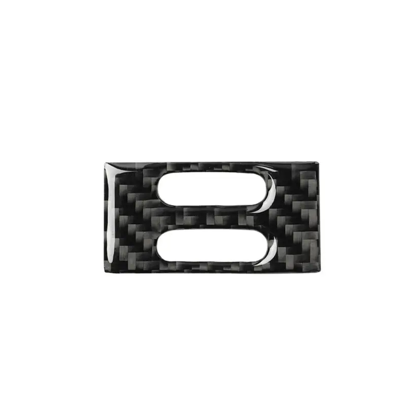 

Black Air Vent Outlet Panel Trim Car Carbon Fiber Cover 4pcs For BMW E60 5Series 2005-2010 Auto New
