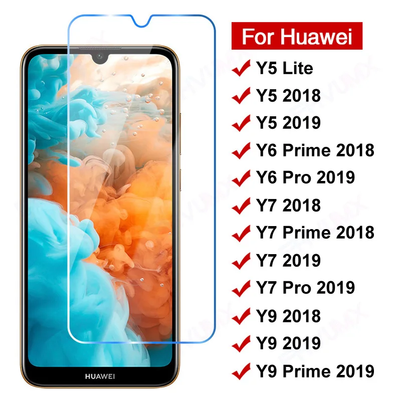 

11D Anti-Burst Protective Glass For Huawei Y5 Y6 Y7 Y9 Prime Tempered Glas Y5 Lite Y 5 6 7 9 Pro 2019 Screen Protector Film