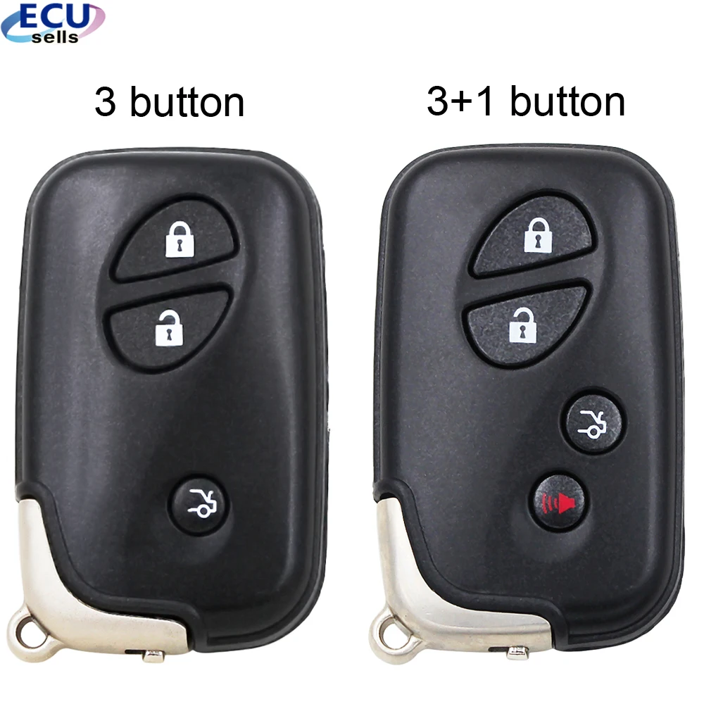3 / + 1 Кнопка смарт брелок для дистанционного ключа чехол без LEXUS IS250 ES350 GS350 LS460