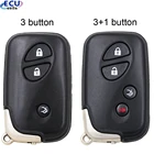 3  3 + 1 Кнопка смарт-брелок для дистанционного ключа чехол без ключа для LEXUS IS250 ES350 GS350 LS460 GS