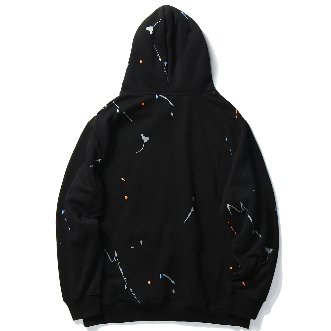 Худи в стиле хип-хоп с принтом граффити чернила свитшоты 2021 Харадзюку флисовая
