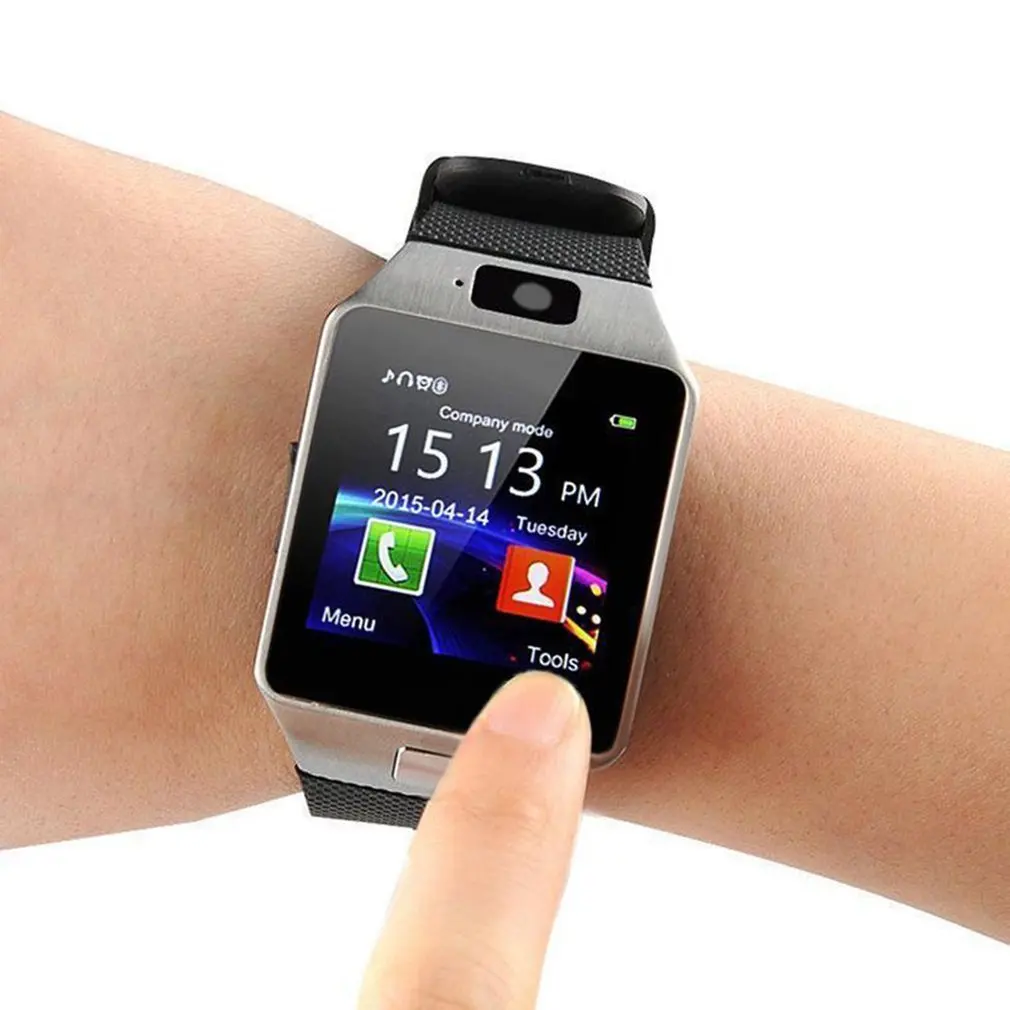 Умные часы DZ09 с поддержкой TF-карты SIM-камеры Bluetooth наручные для телефонов Samsung Huawei