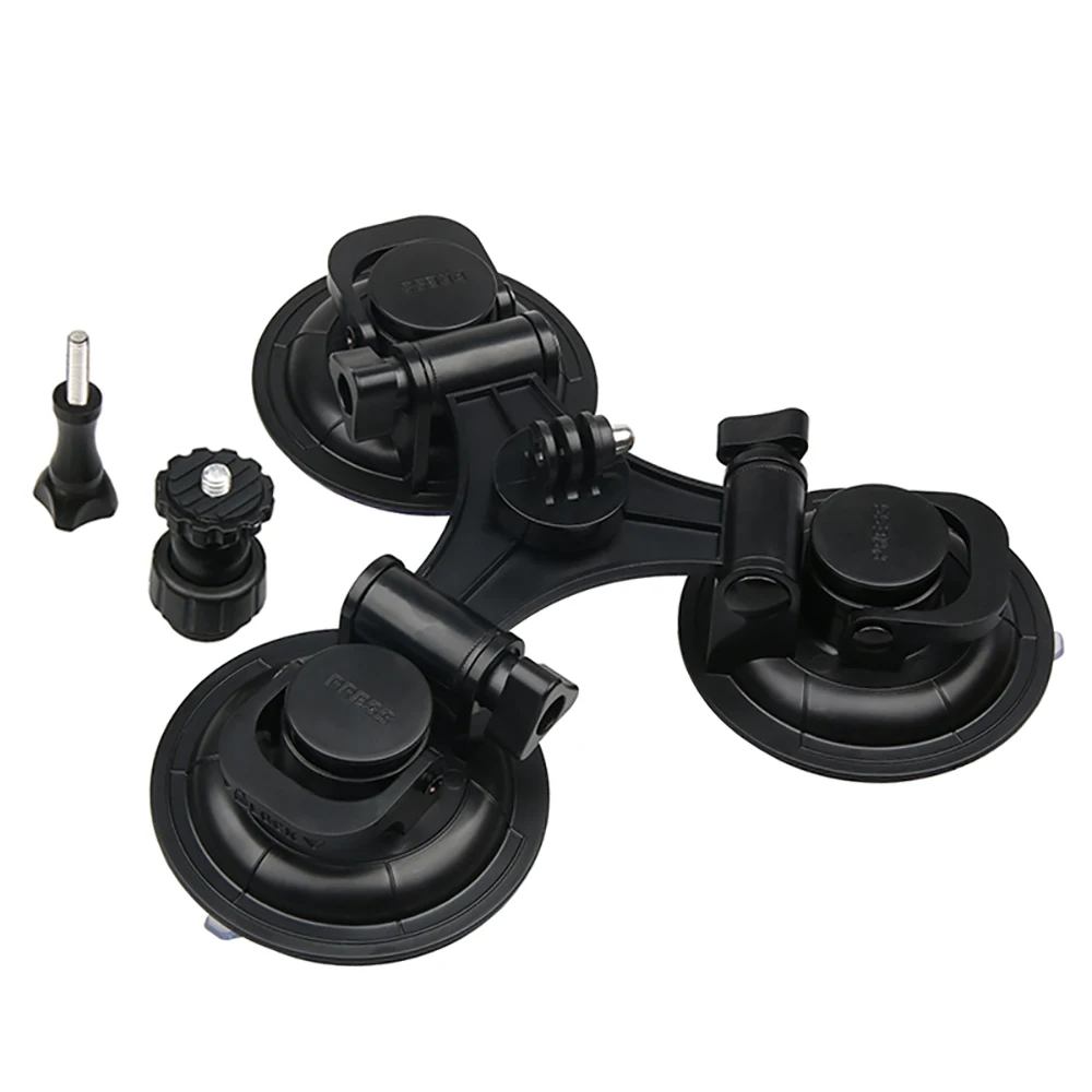 Автомобильный адаптер на присоске RuigPro стеклянный Штатив для Gopro Hero 9 8 7 6 5 4For sjcam